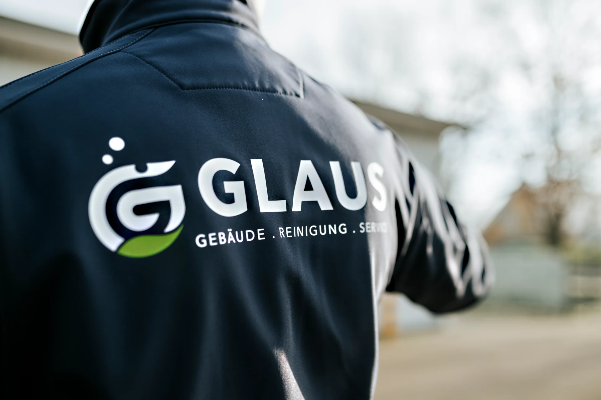 Glausaufschrift auf Arbeitskleidung